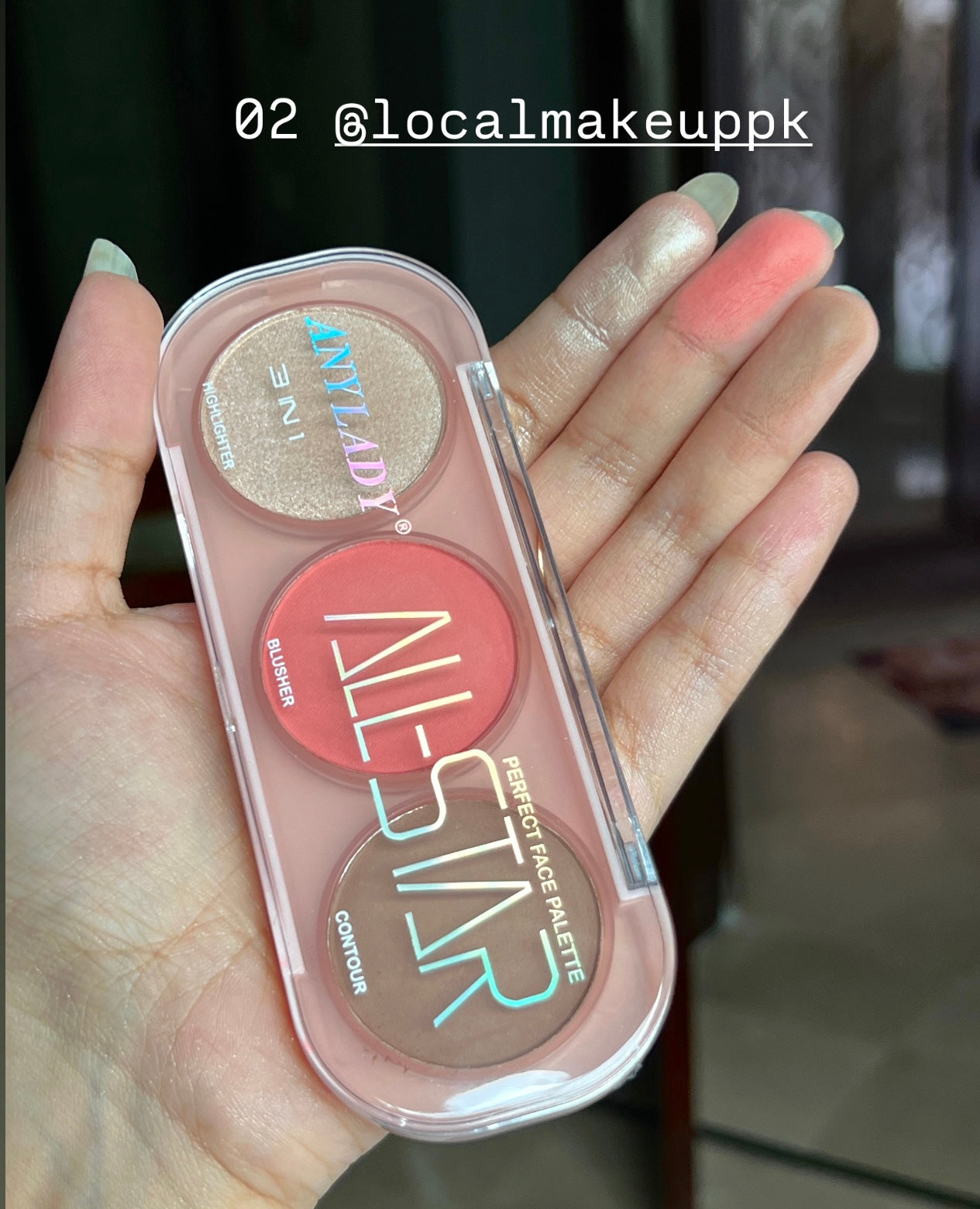 Anylady 3 in 1 Face Palette