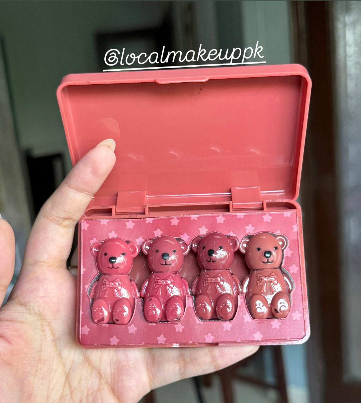 Color Castle Teddy Bear Liquid Lipstick Set