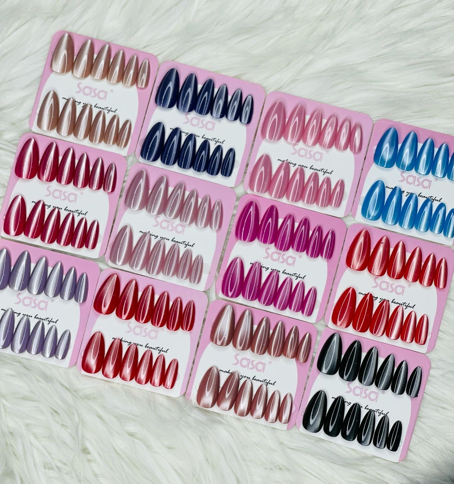 Sasa Cat Eye Press On Nails