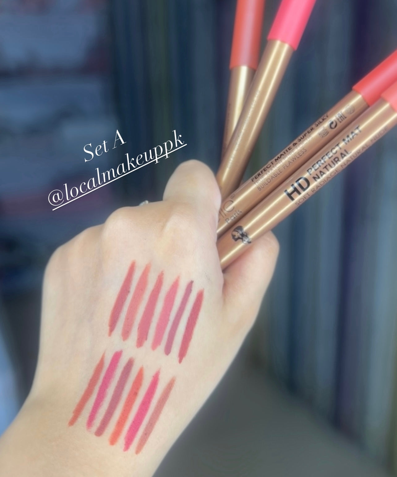 Emelie Lipstick Pencil Pack