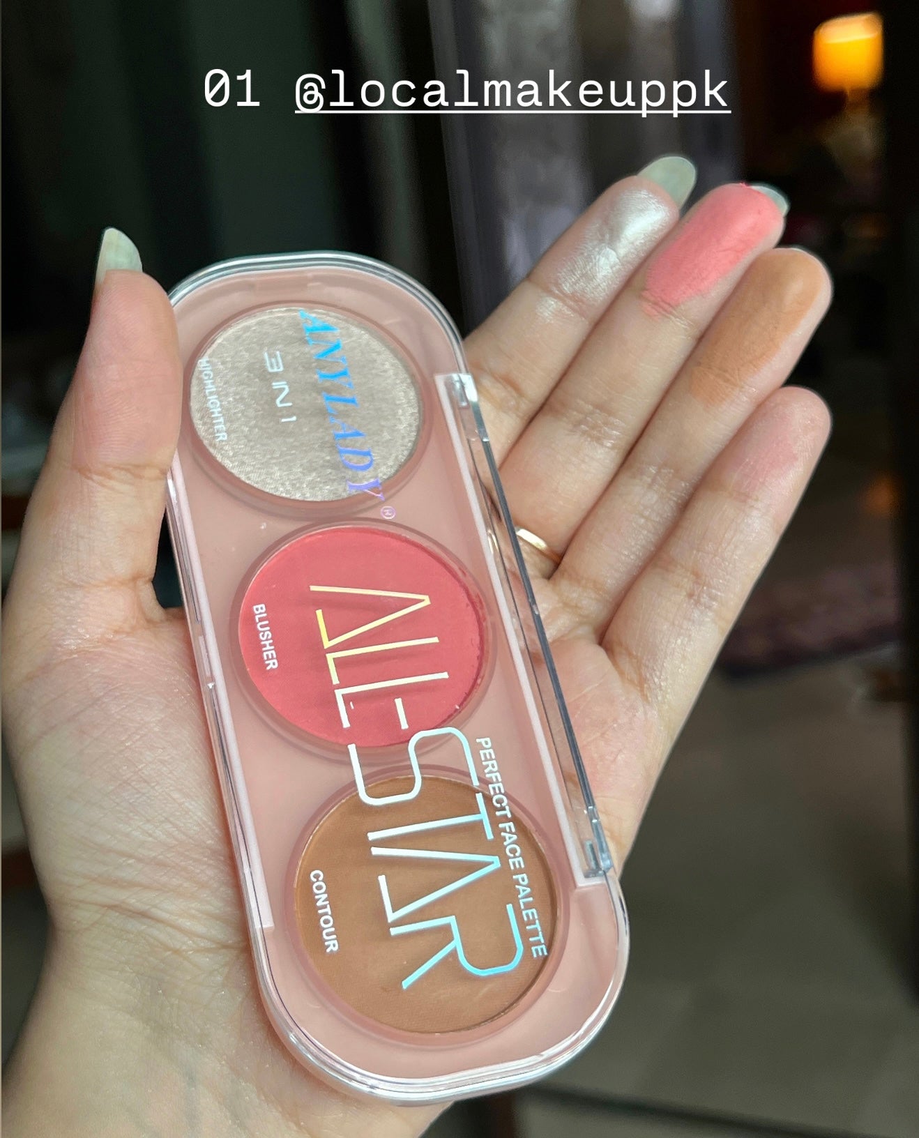 Anylady 3 in 1 Face Palette