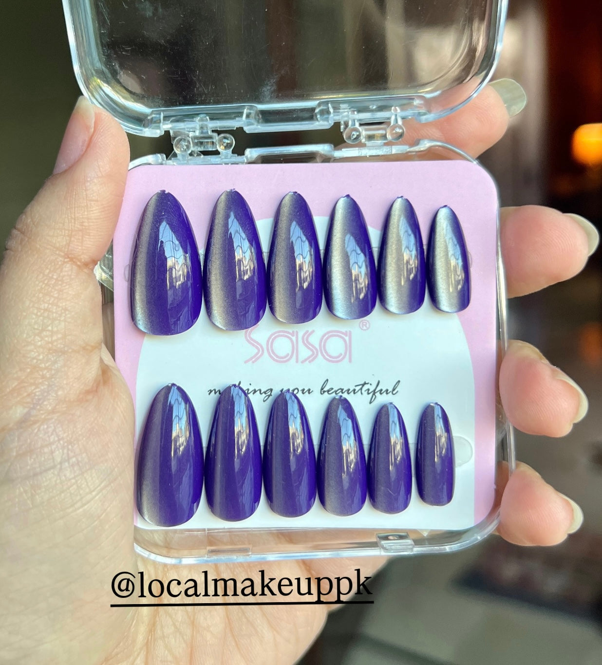 Sasa Cat Eye Press On Nails