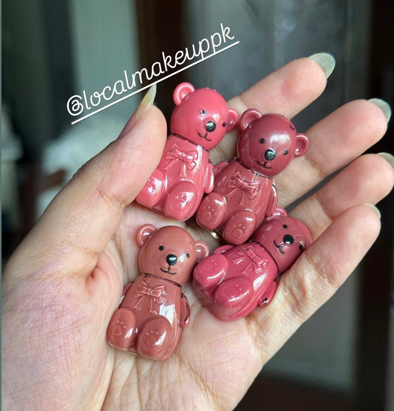 Color Castle Teddy Bear Liquid Lipstick Set