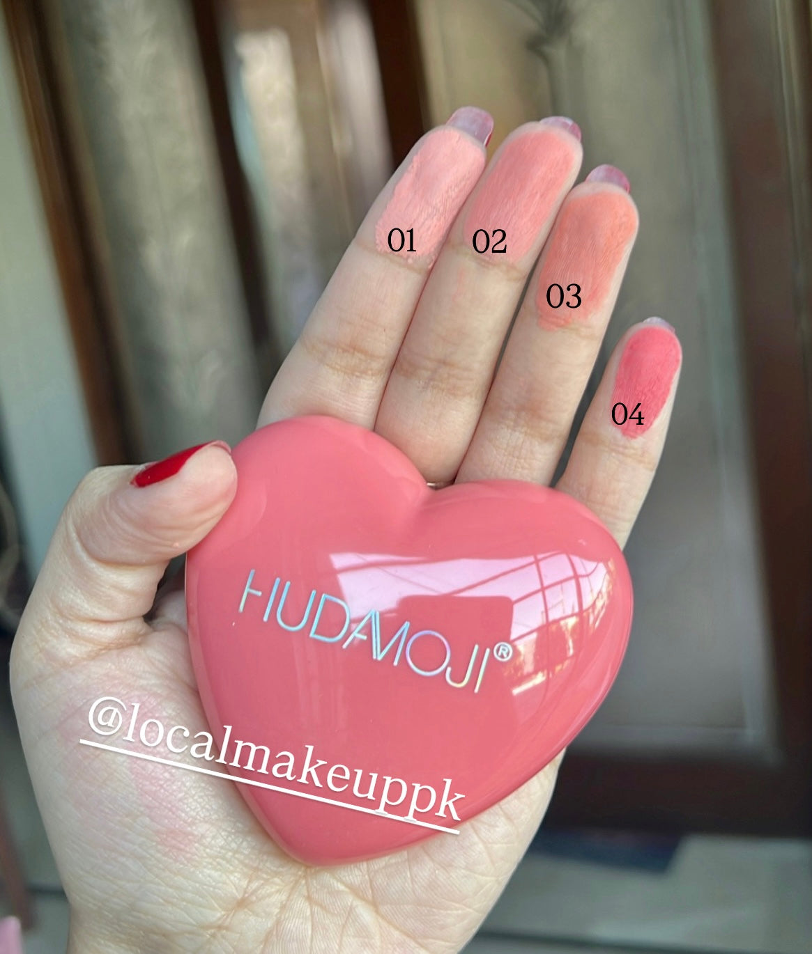 Hudamoji Heart Blusher