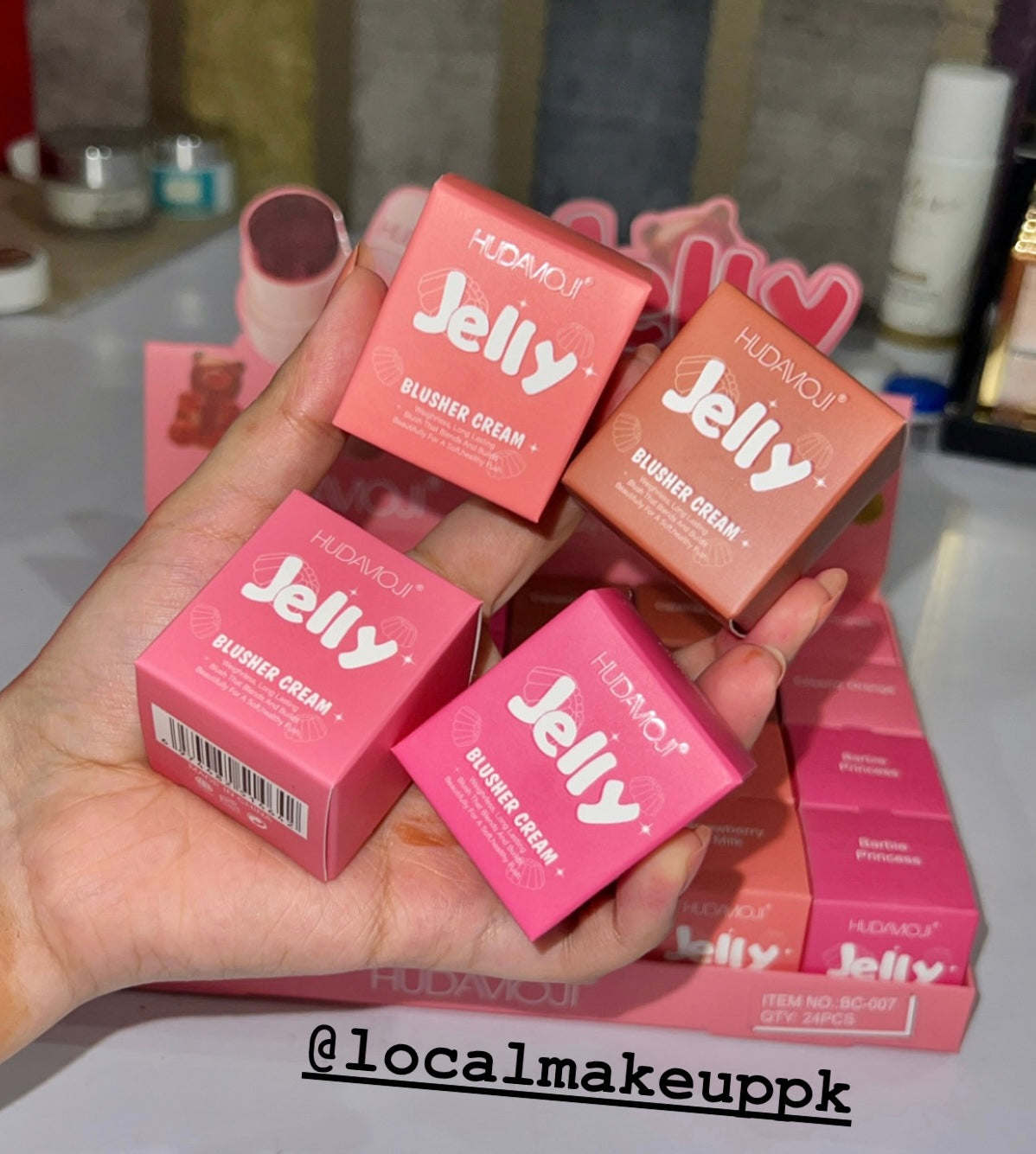 Hudamoji Jelly Blusher Cream