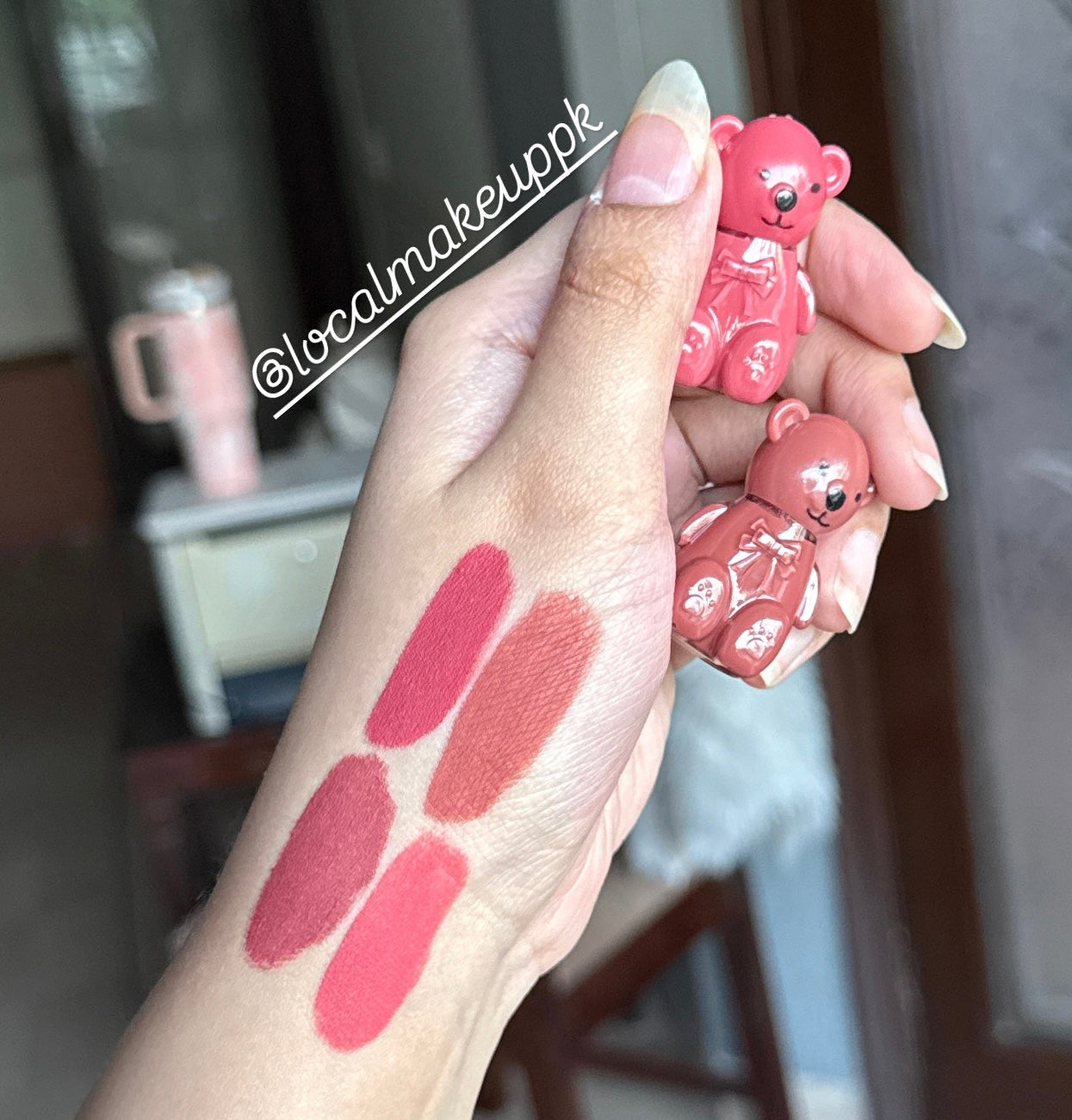 Color Castle Teddy Bear Liquid Lipstick Set