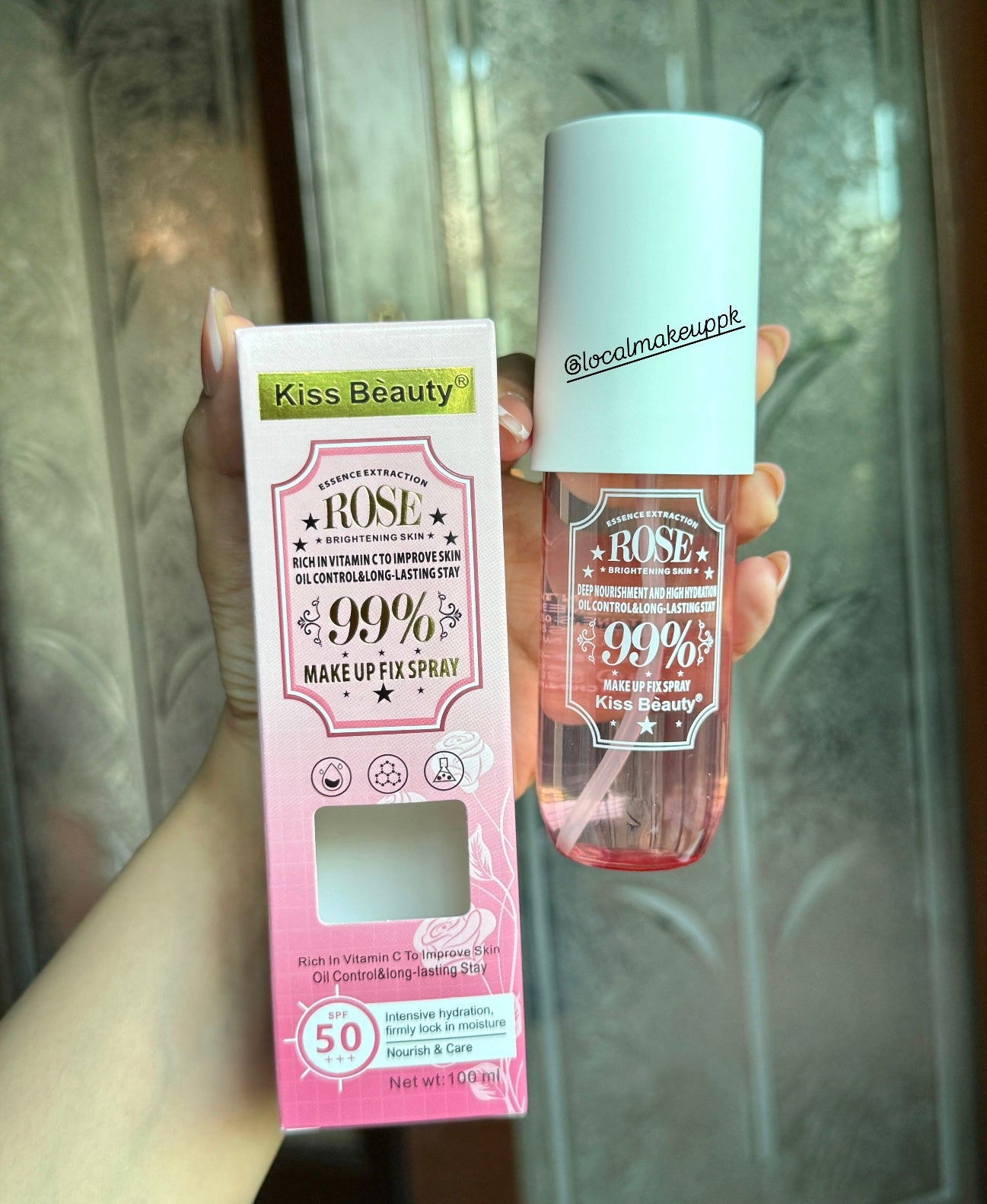 Kiss Beauty Rose Makeup Spray