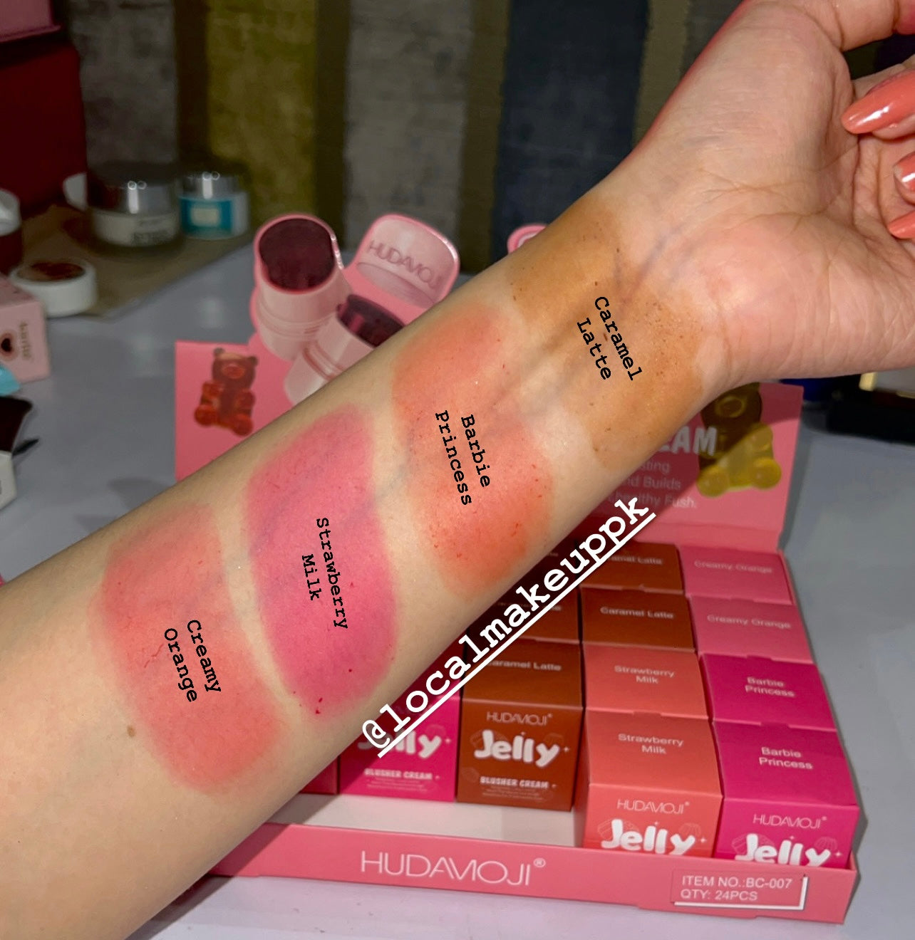 Hudamoji Jelly Blusher Cream