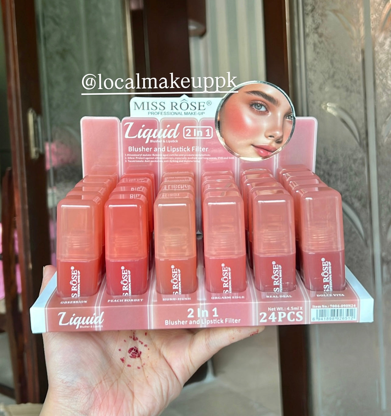 Miss Rose Liquid Blusher + Lipstick Filler