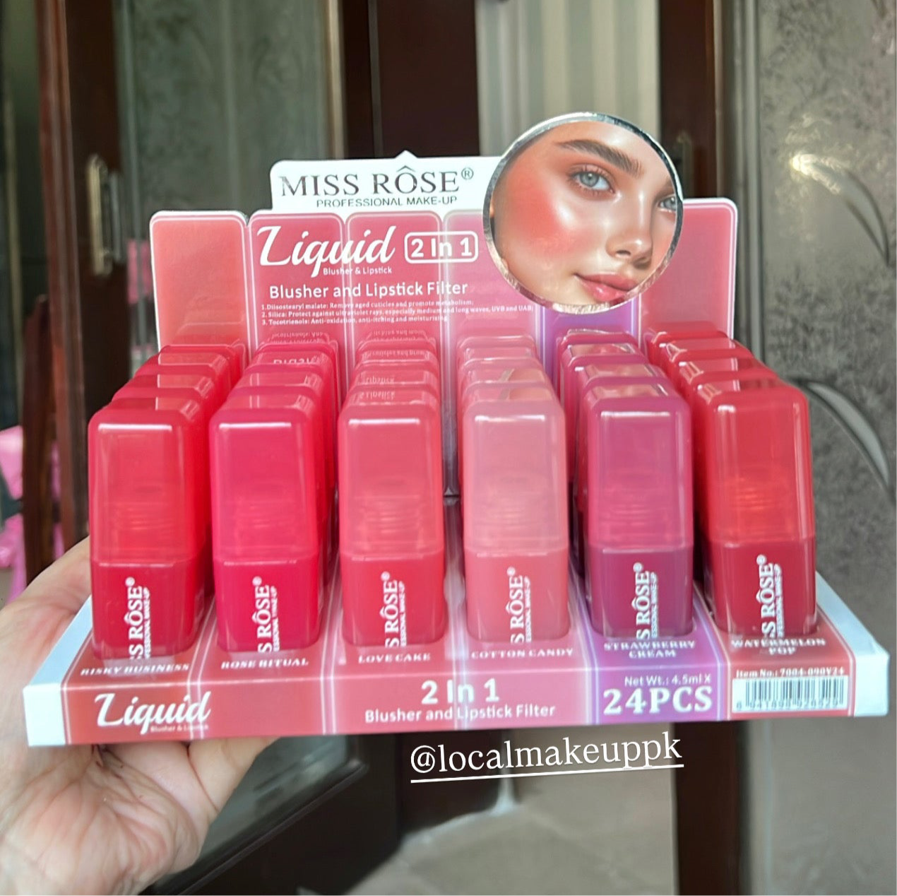 Miss Rose Liquid Blusher + Lipstick Filler