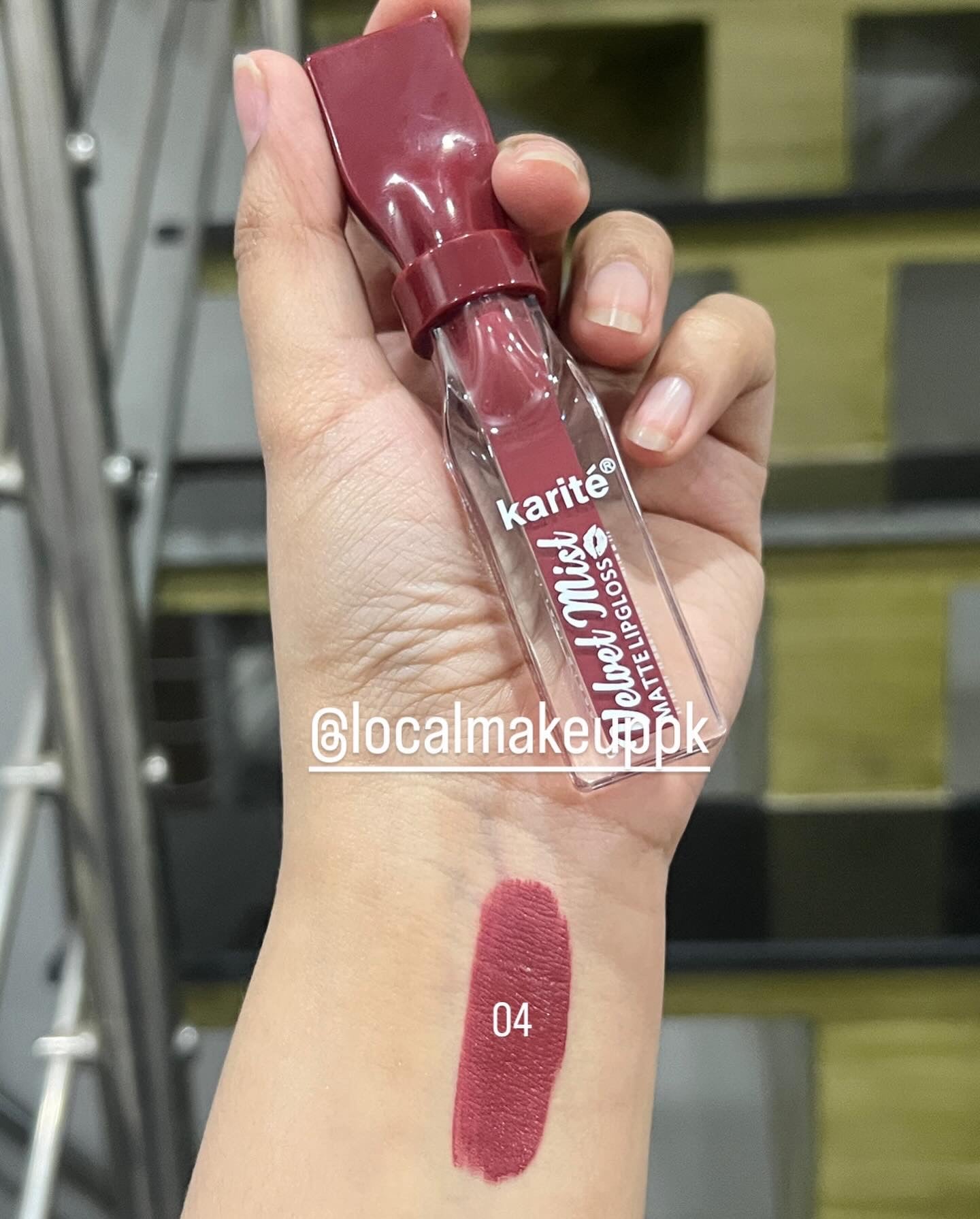 Karite Velvet Mist Liquid Lipstick