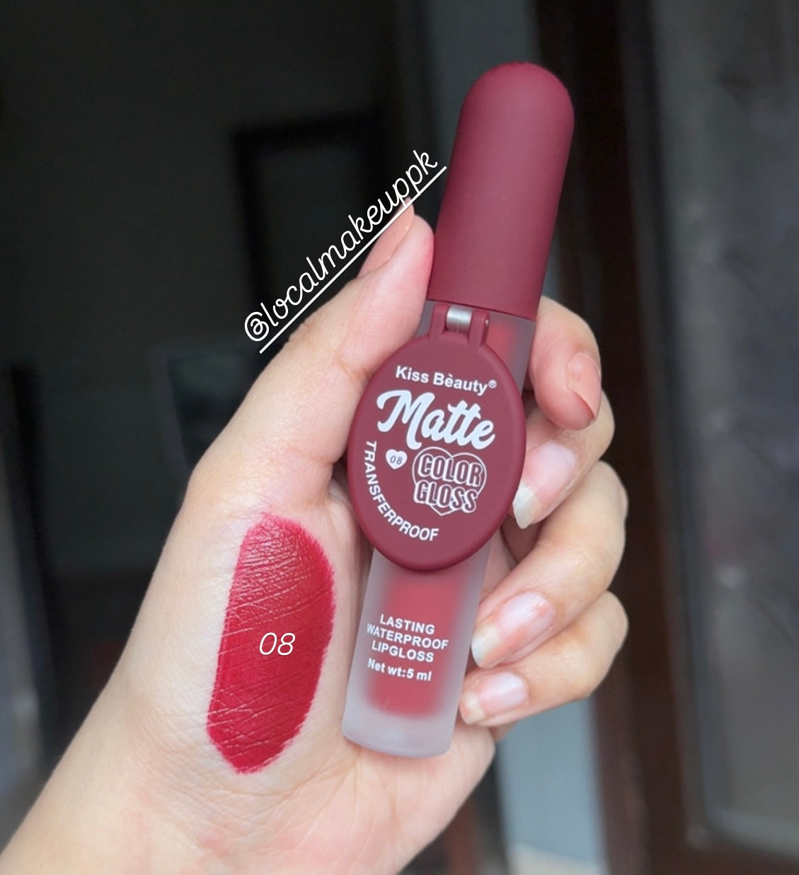 Kiss Beauty Matte Mirror Lipstick