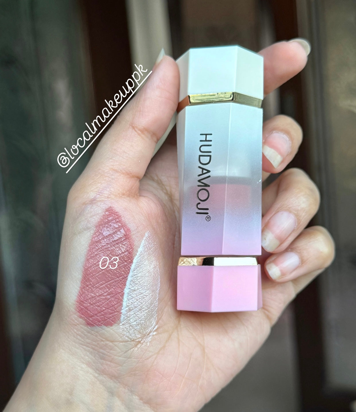 Hudamoji 2 in 1 Liquid Blush + Highlighter