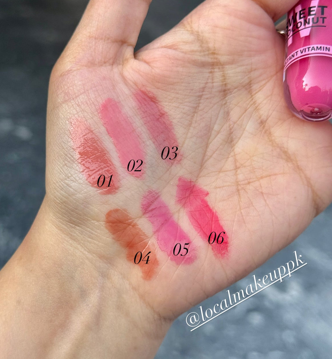 Hudamoji Sweet Coconut Lip Gloss