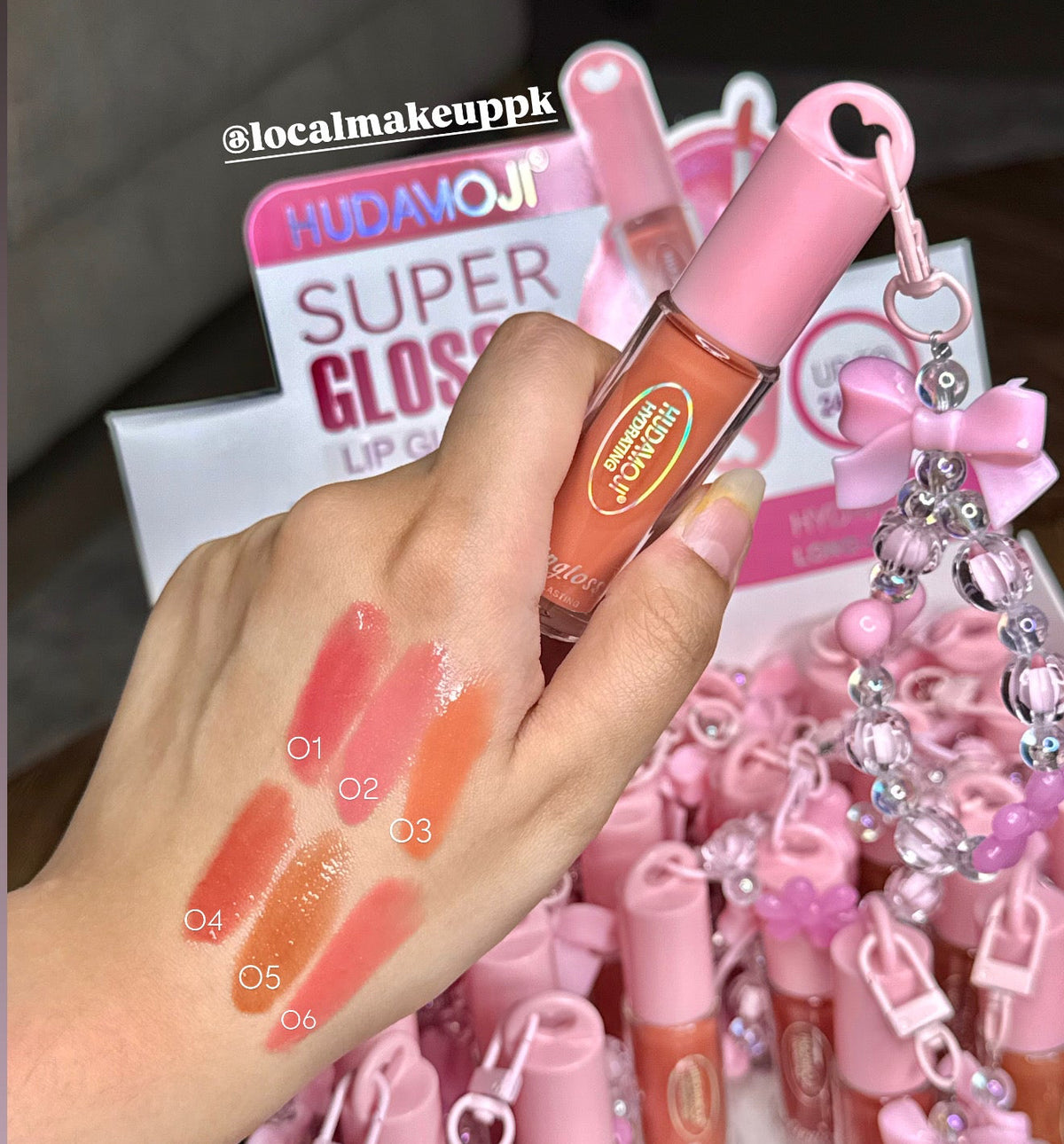 Hudamoji Super Charm Glosses 🎀🩷