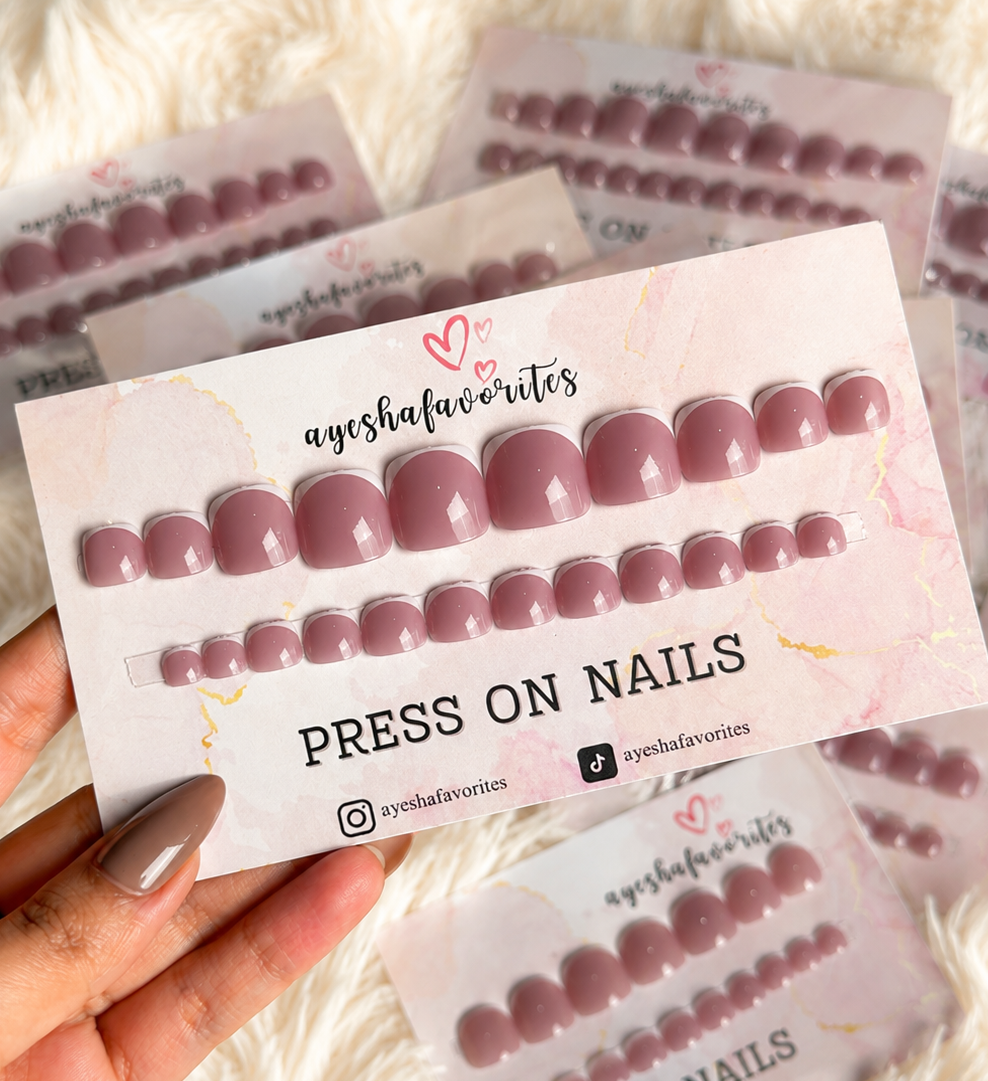 Ayesha Favorites French Toe Nails