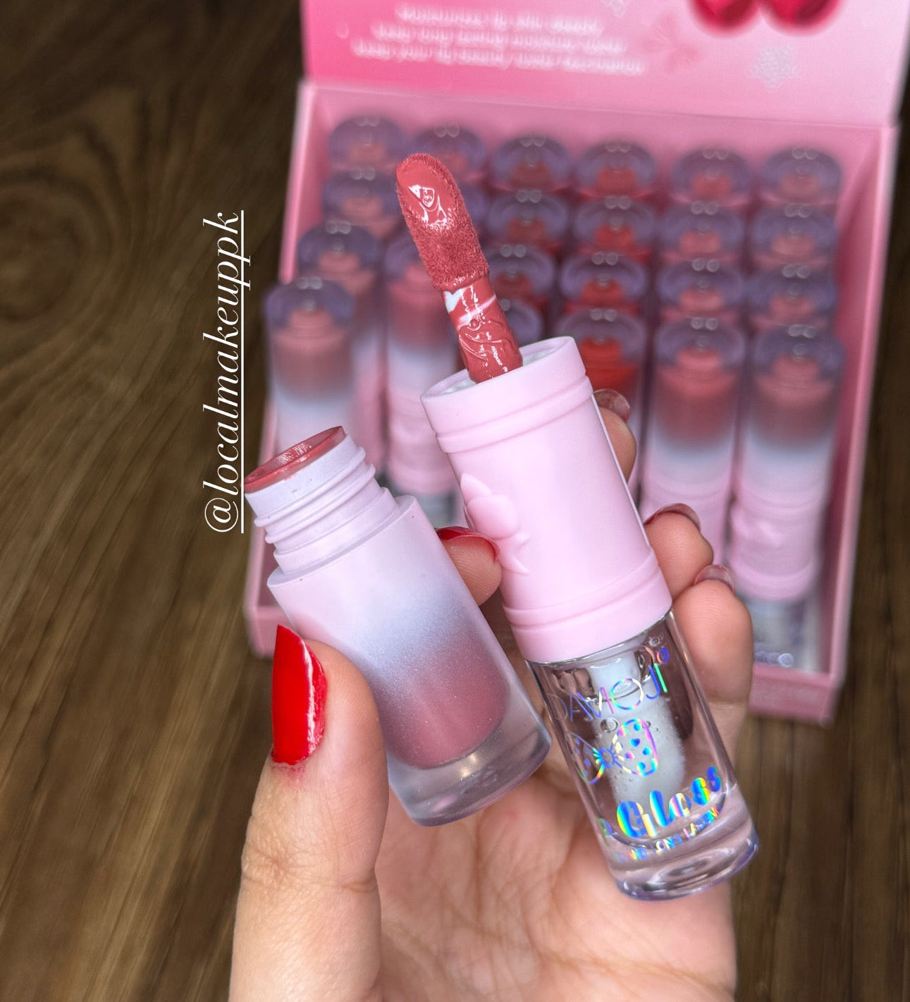 Hudamoji 2 in 1 Liquid Lipstick/Lip Gloss