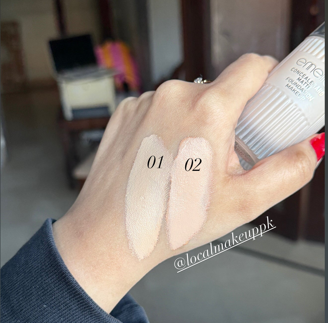 Emelie Concealer + Matte Foundation