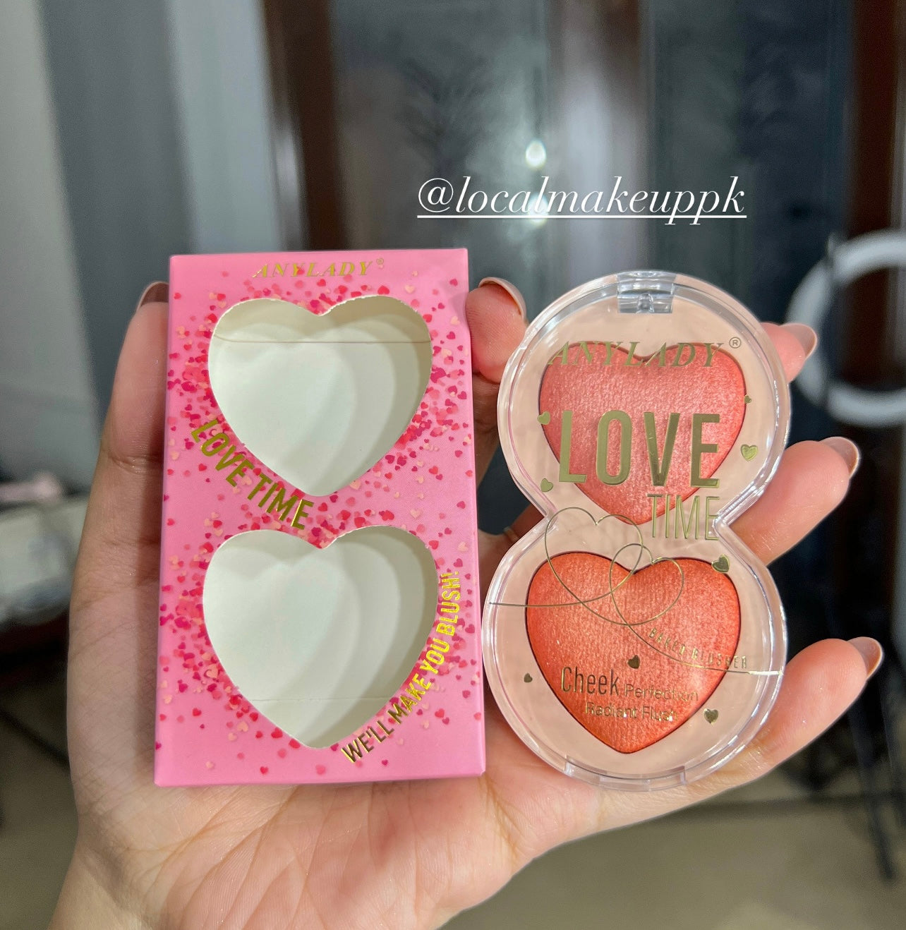 Anylady Love Time Shimmer Baked Blush Kit