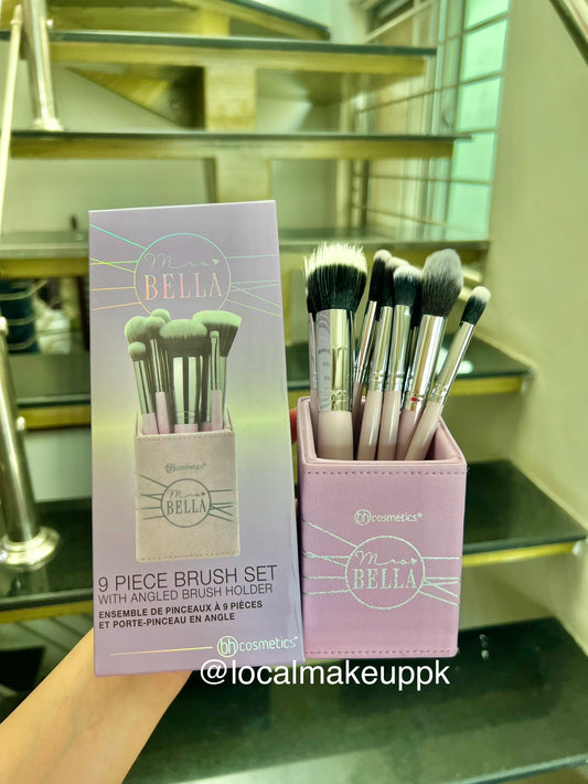 BH Cosmetics- Mrs Bella 9 Piece Brush Set