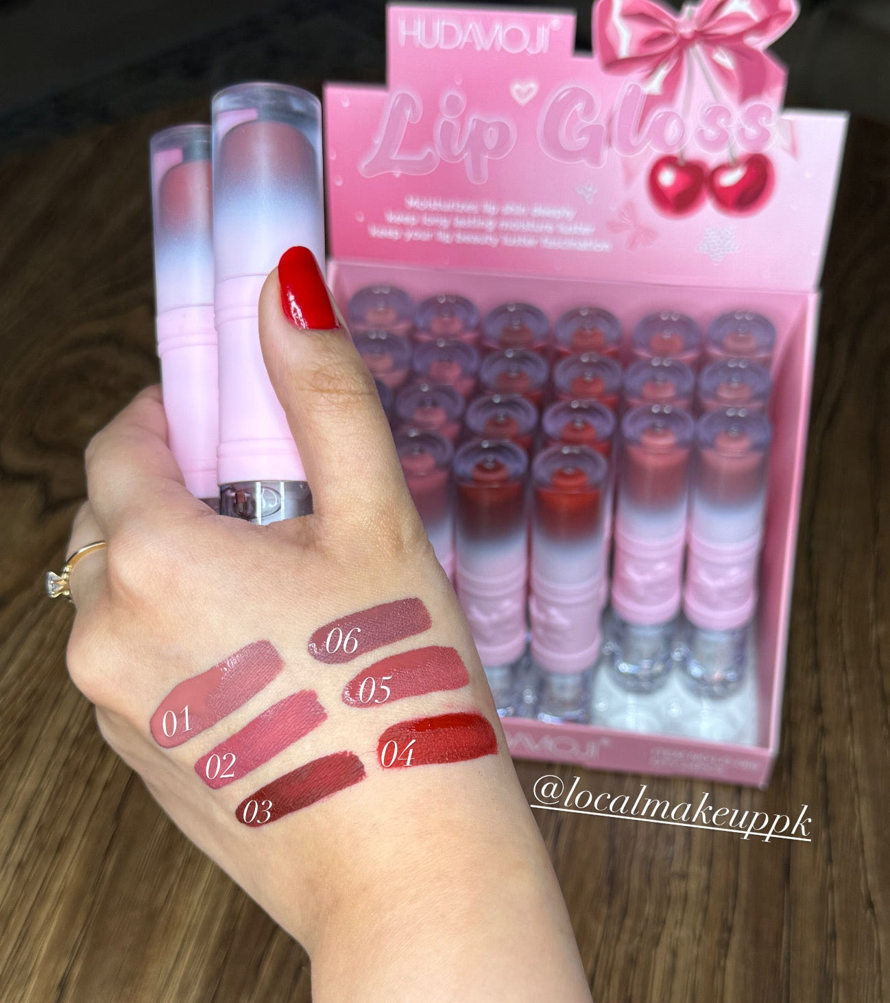 Hudamoji 2 in 1 Liquid Lipstick/Lip Gloss