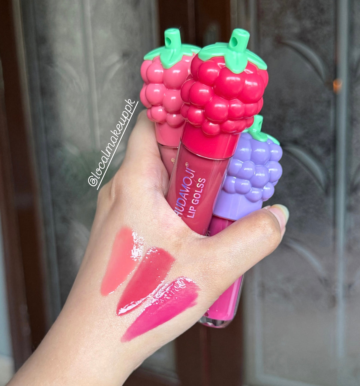 Hudamoji Grape Lip Gloss Pack of 3