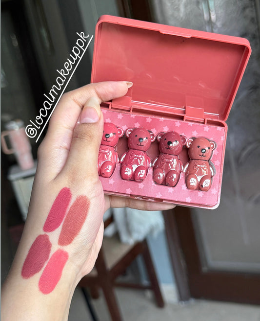 Color Castle Teddy Bear Liquid Lipstick Set