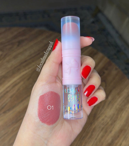 Hudamoji 2 in 1 Liquid Lipstick/Lip Gloss