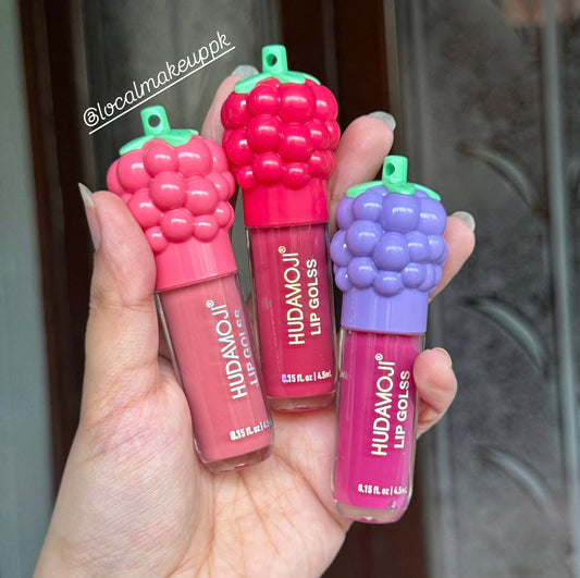 Hudamoji Grape Lip Gloss Pack of 3