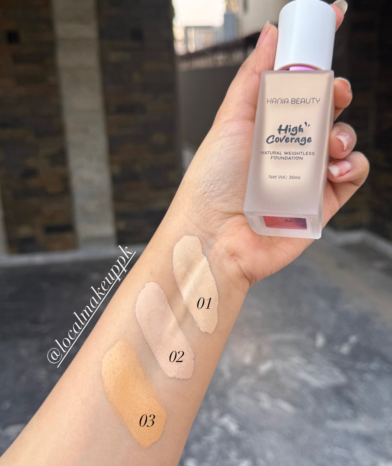 Hania Beauty High Coverage Foundation