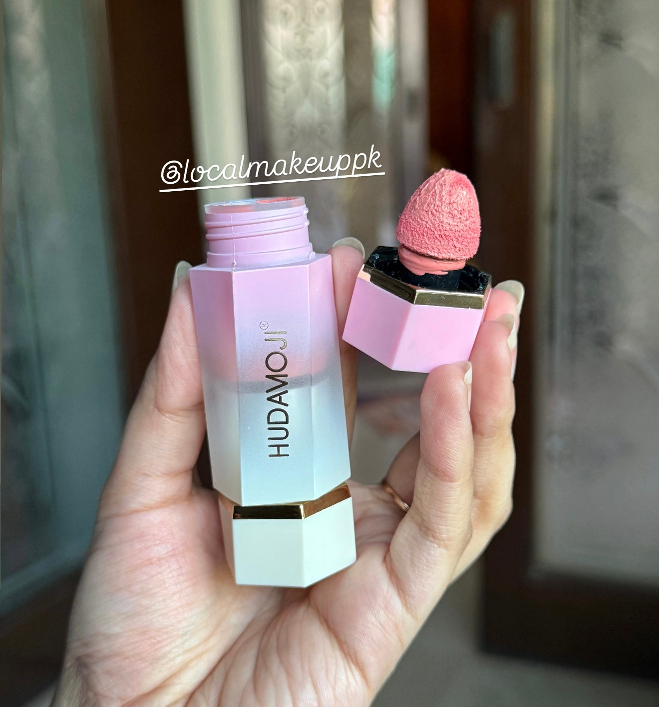 Hudamoji 2 in 1 Liquid Blush + Highlighter