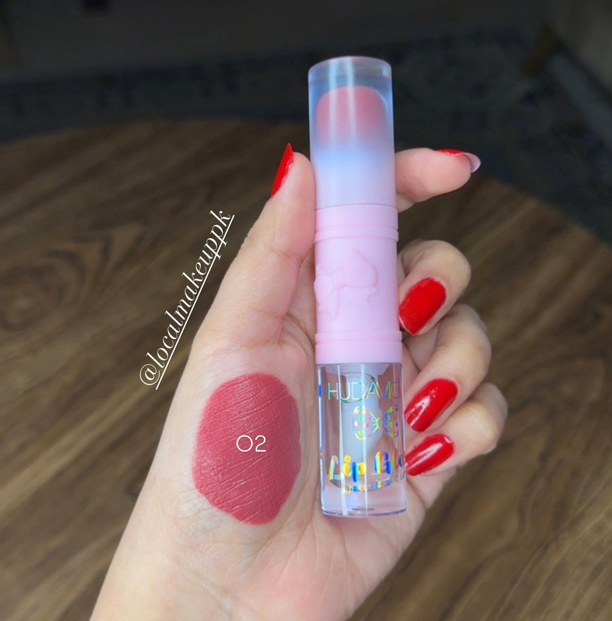 Hudamoji 2 in 1 Liquid Lipstick/Lip Gloss