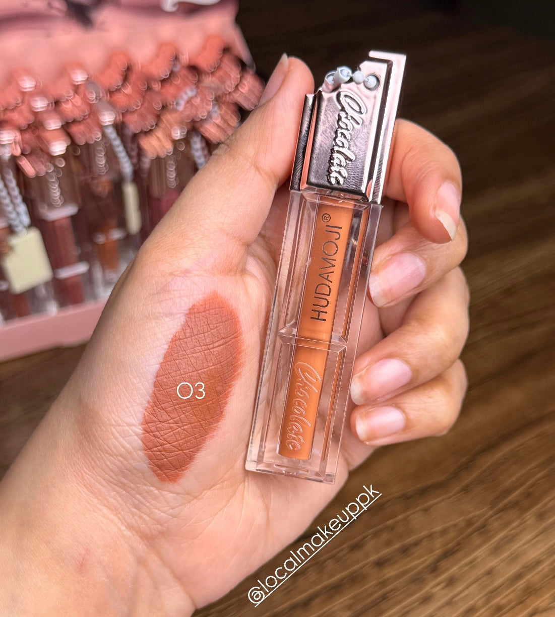 Hudamoji Chocolate Liquid Lipstick