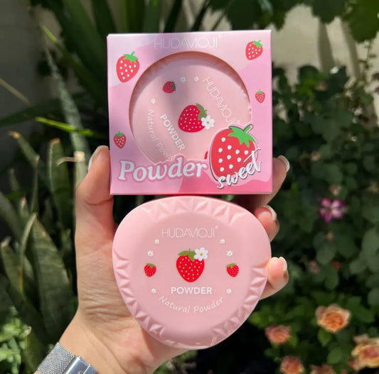 Hudamoji Strawberry Compact Powder