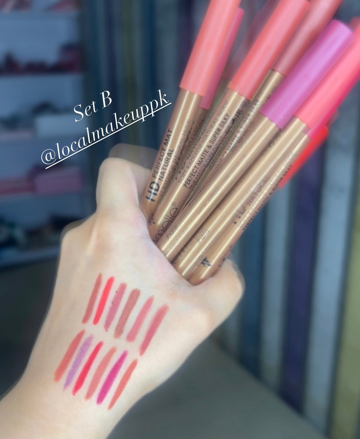 Emelie Lipstick Pencil Pack