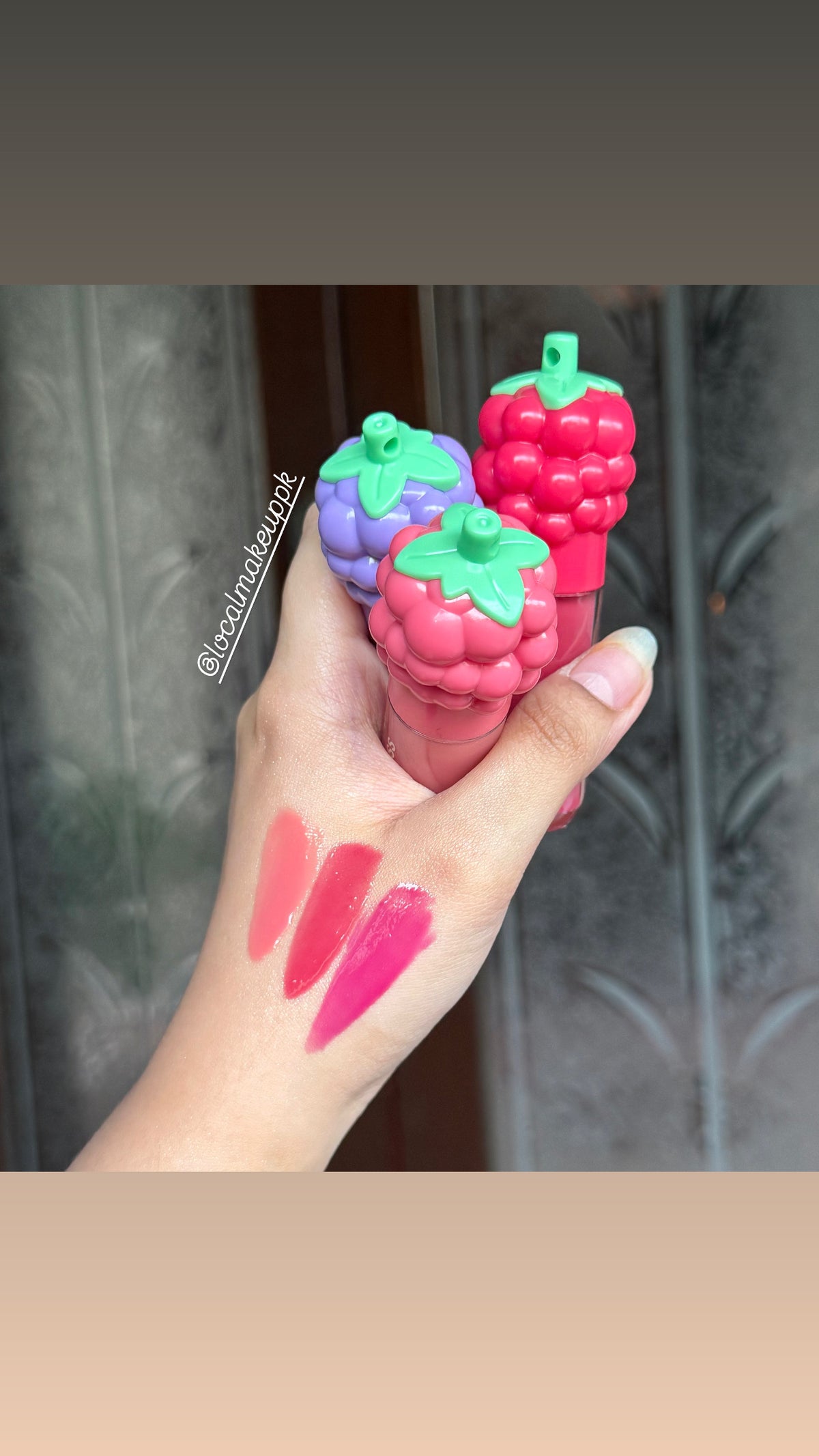 Hudamoji Grape Lip Gloss Pack of 3