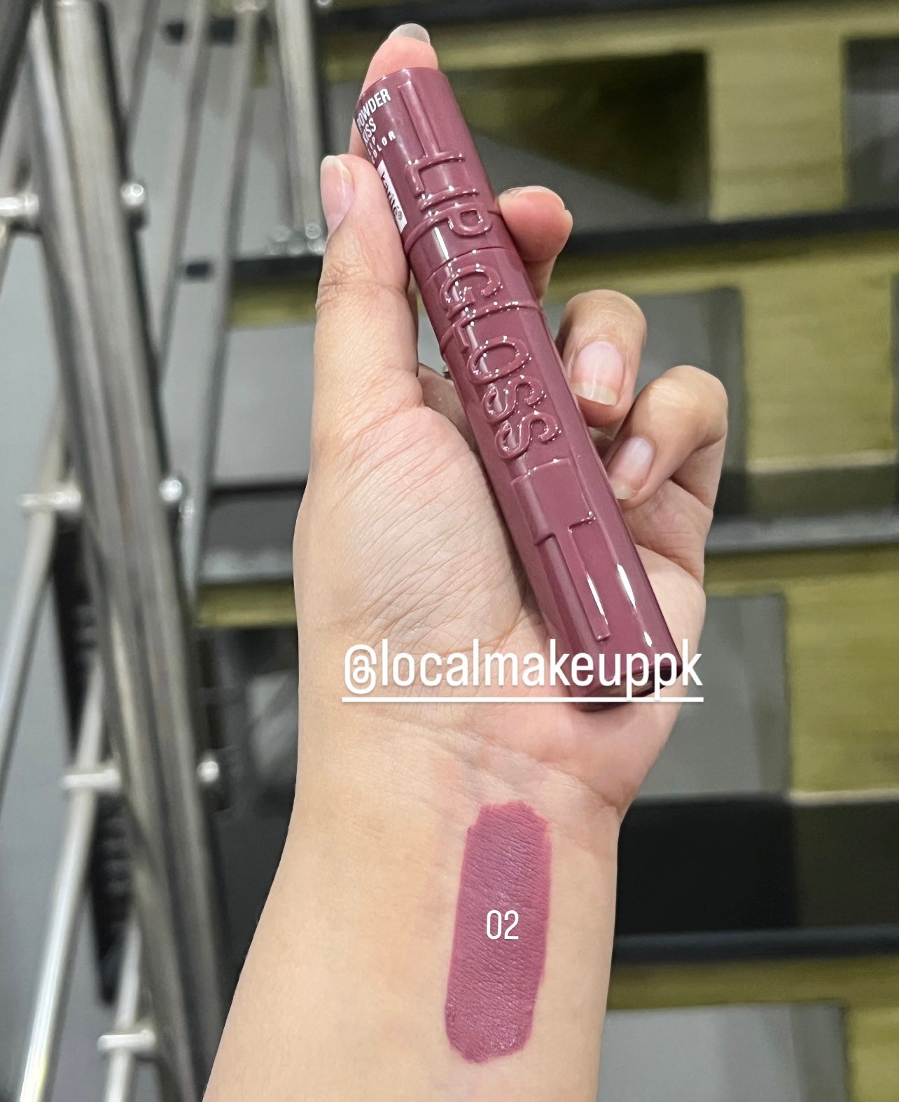 Karite Powder Kiss Liquid Lipstick on