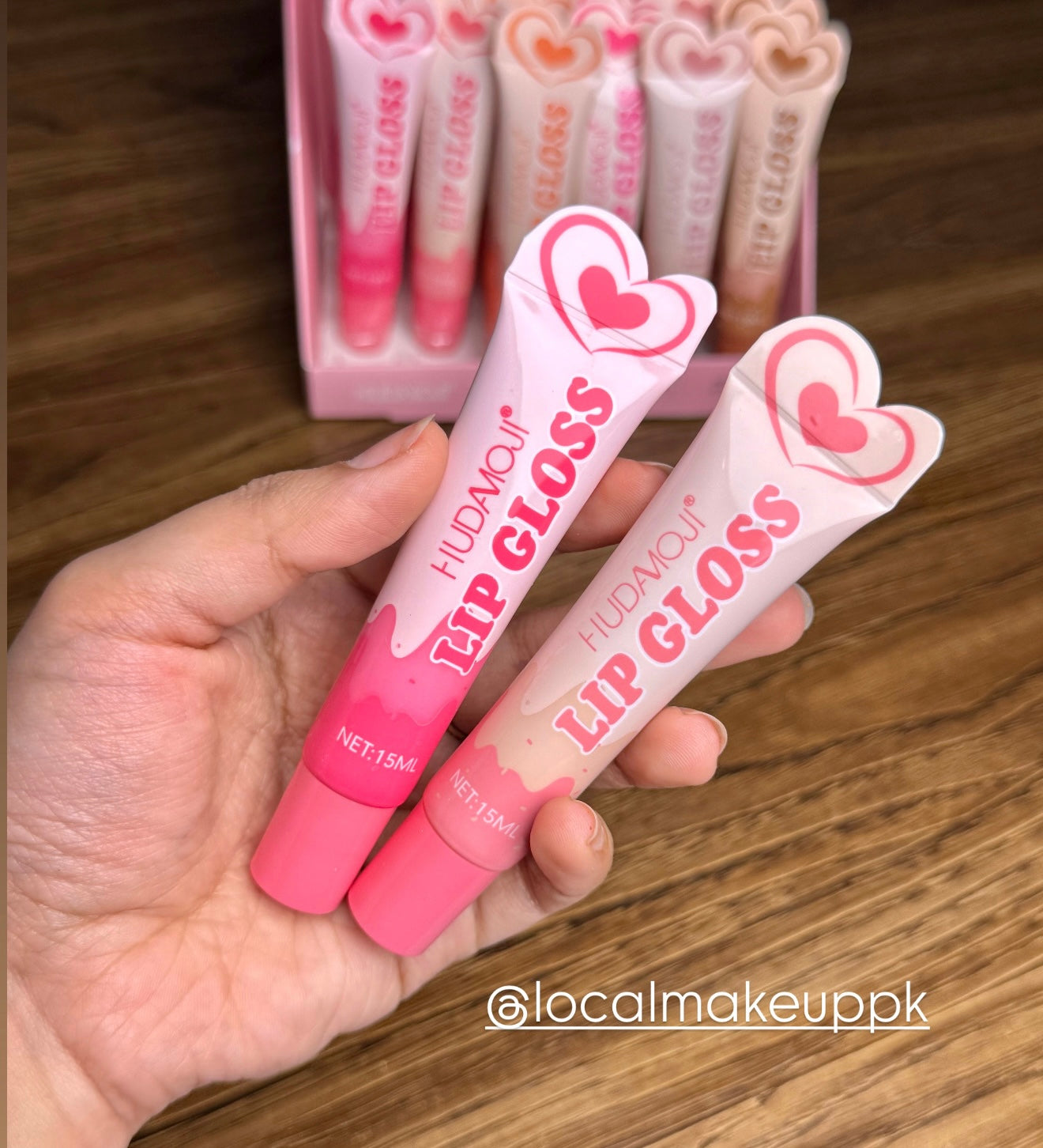 Hudamoji Heart Lip Gloss