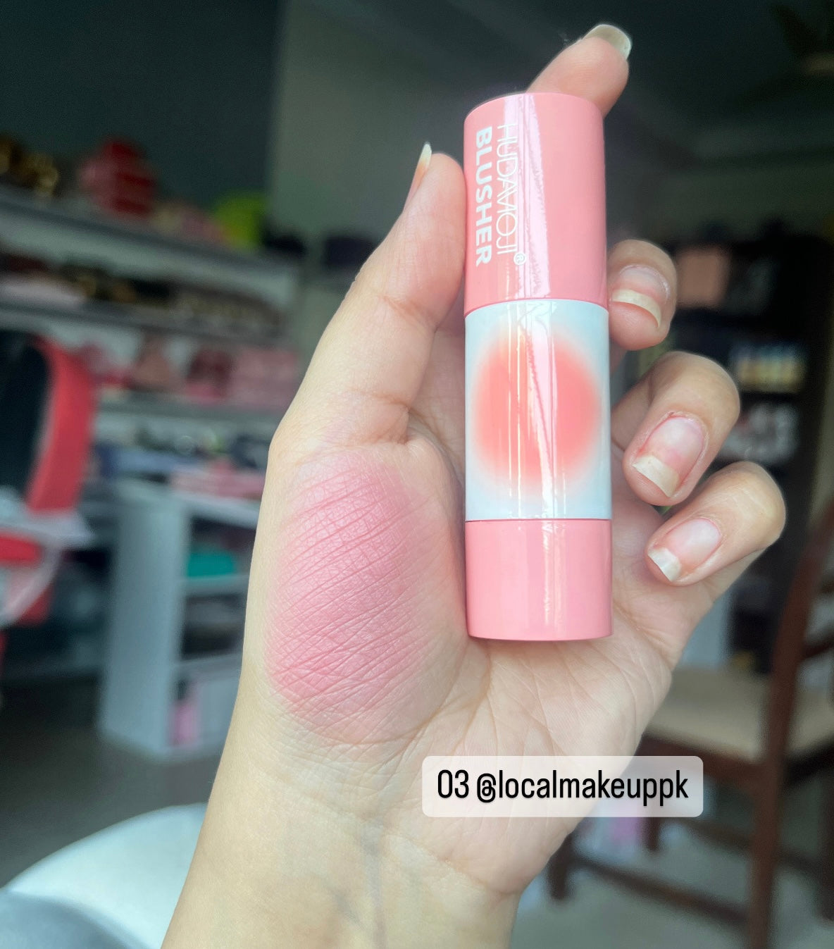 Hudamoji Puff Powder Blush