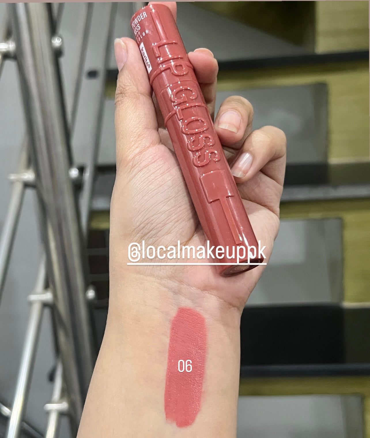 Karite Powder Kiss Liquid Lipstick on