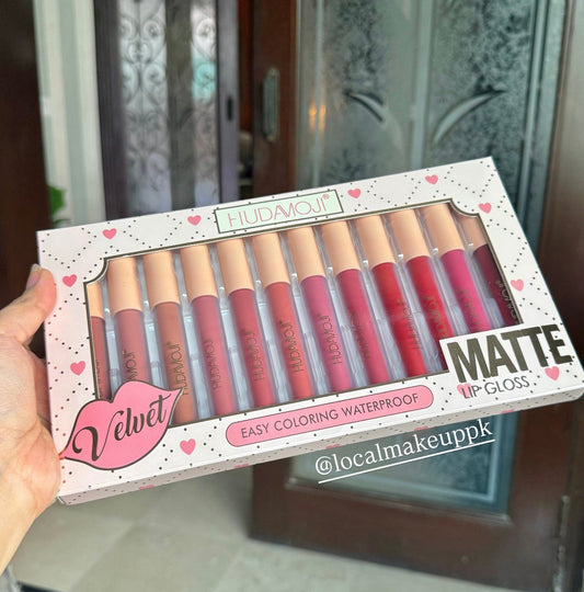 Hudamoji Velvet Liquid Lipstick Set