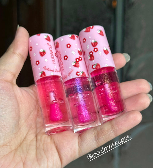 Hudamoji Strawberry Lip Oil