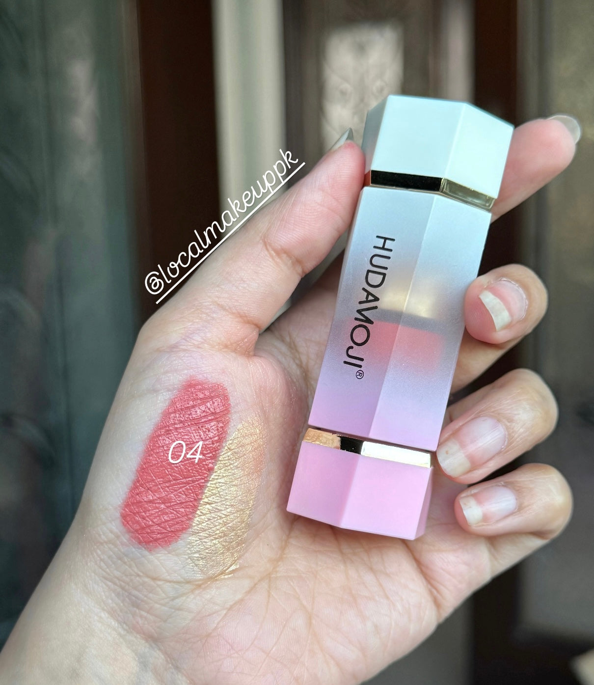 Hudamoji 2 in 1 Liquid Blush + Highlighter