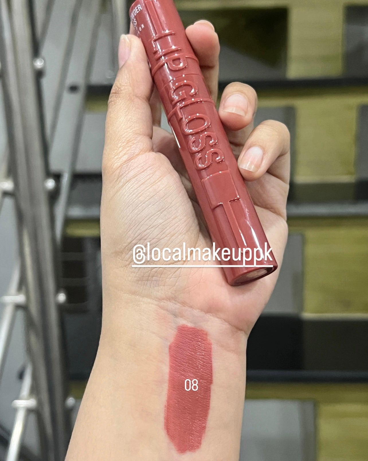 Karite Powder Kiss Liquid Lipstick on