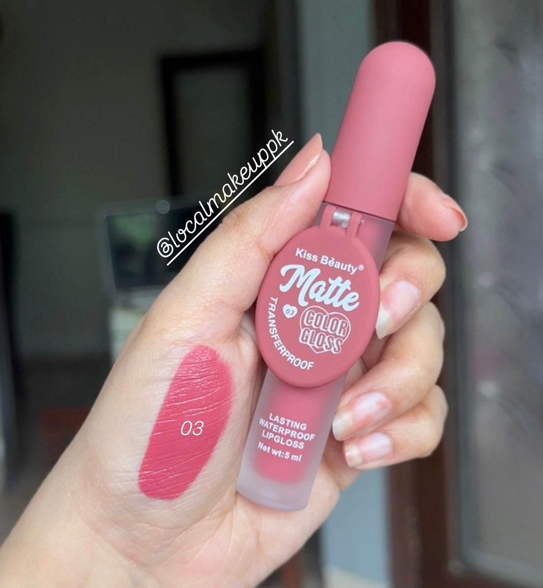 Kiss Beauty Matte Mirror Lipstick