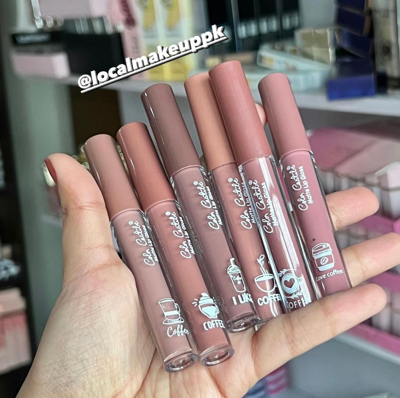 Color Castle I Love Coffee Lip Set